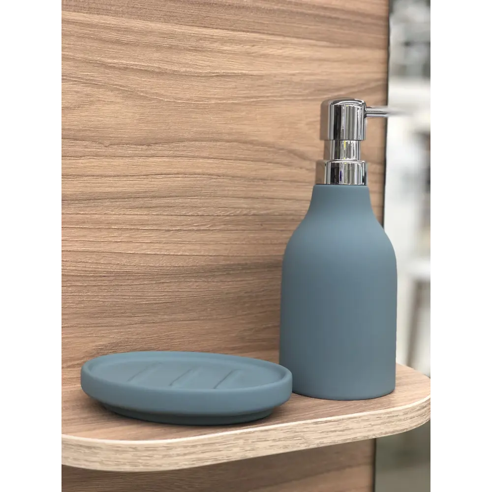 Мыльница Аквадекор Unna керамика цвет светло-голубой STLM-2042040 - Вид №1