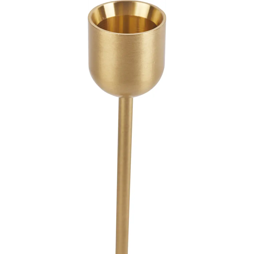 Подсвечник металл 13 см цвет золотой Santreyd STLM-2083734 - Вид №1