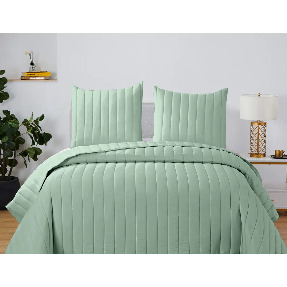 Покрывало Анды 215x240 см полиэстер цвет зеленый Santreyd STLM-2212471 - Вид №4