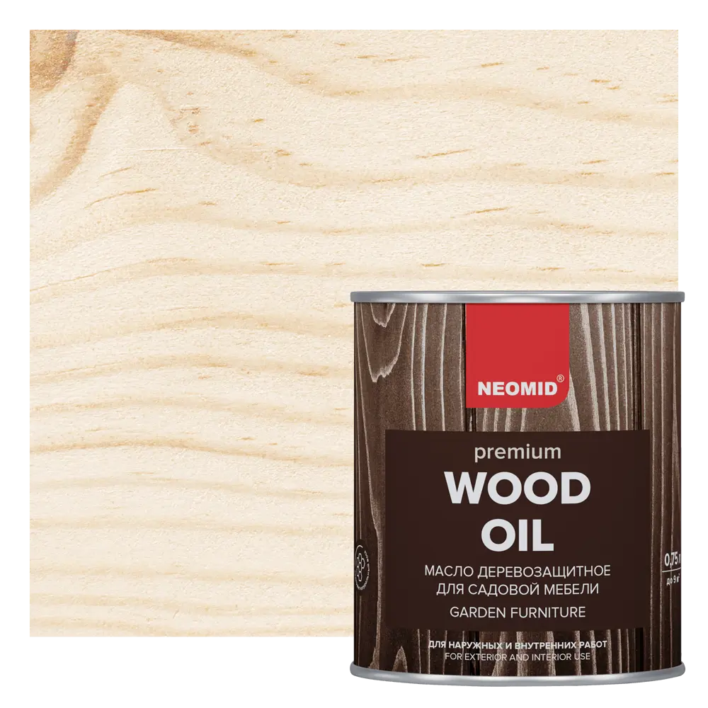 Масло Neomid для защиты садовой мебели и деревянных конструкций 0,75 л 85180741 STLM-0059560