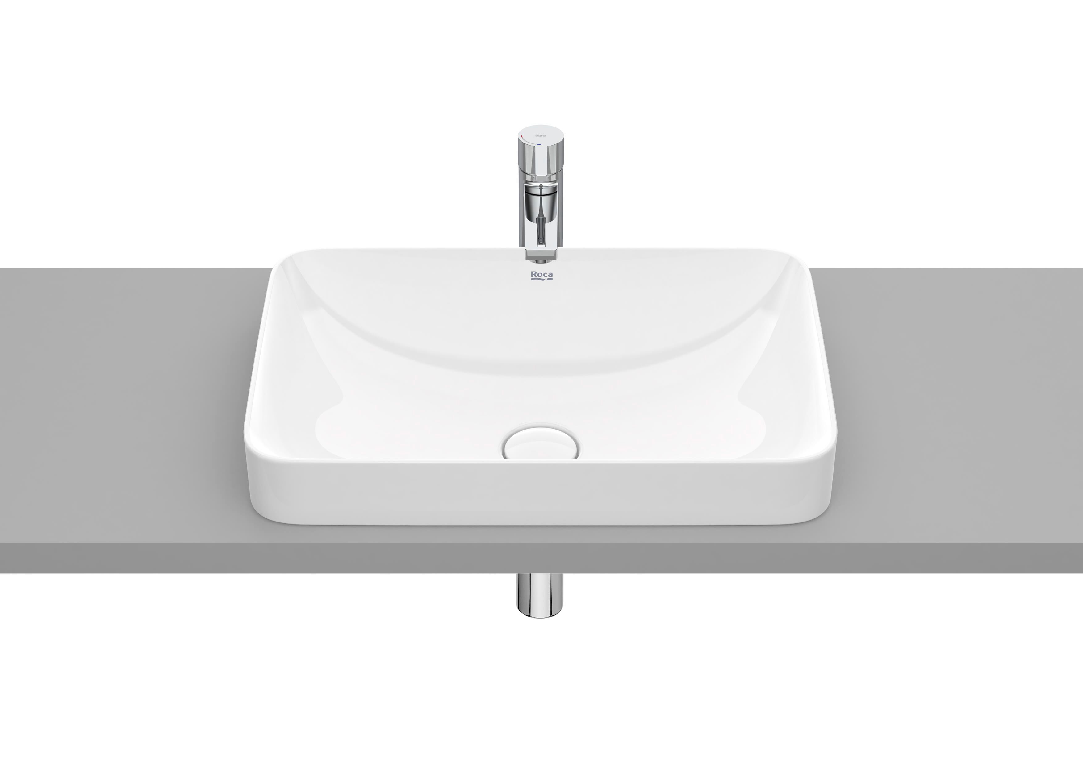 Керамическая раковина с одним полукругом Roca Inspira ARCH-00144216 - Вид №3