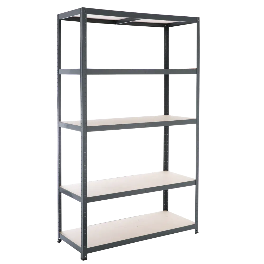 Стеллаж металлический Spaceo 120x196x50 см, 5 полок, цвет серый STLM-2148941 - Вид №10