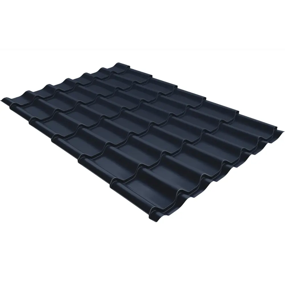 Металлочерепица 0.4 мм 115x1180 мм RAL 7024 серый Santreyd STLM-2010623