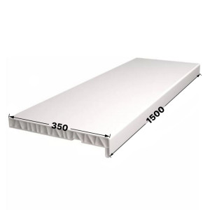 Подоконник ПВХ /белый/ 350х1500