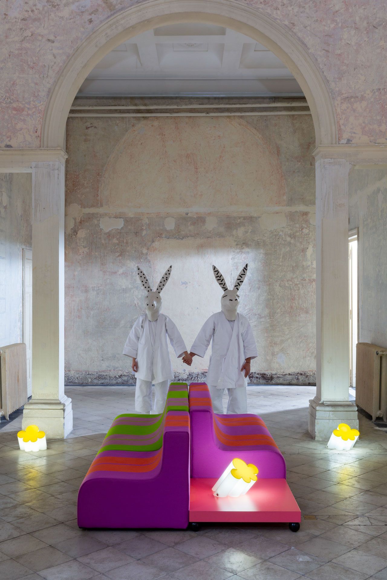 Квадратный журнальный столик из фанеры Poltronova Sofo ARCH-00144915 - Вид №7