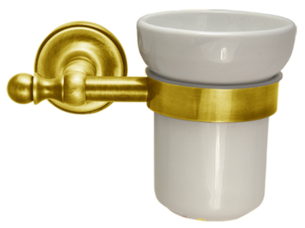 Стакан для щеток MIGLIORE Mirella ML.MRL-M060.CRDO - хром/золото  - Вид №1