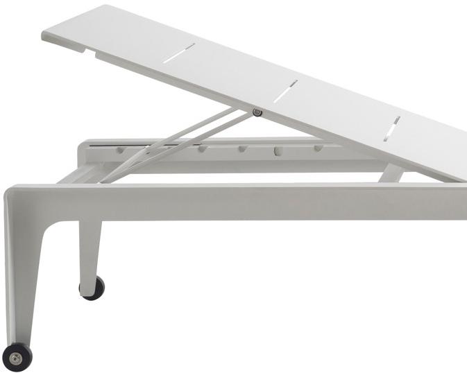 TRIBÙ Садовый шезлонг из алюминия Mirthe 07440 - Вид №2