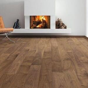 Паркетная доска Haro 4000 Series Top connect Маркант Орех американский Рустик (Гладкая) 2200х180 мм.