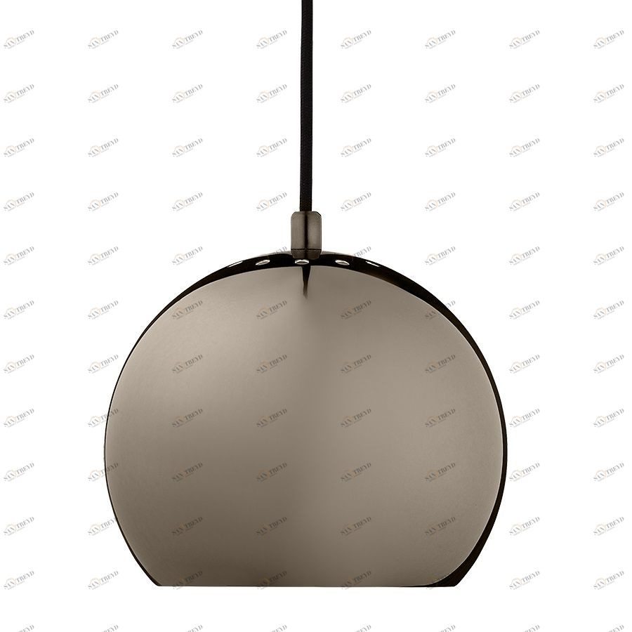 Лампа подвесная Ball, темный хром, глянцевое покрытие Frandsen 11159205001