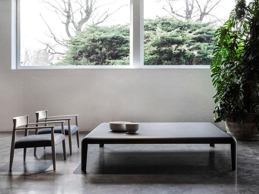 Porro Журнальный столик из лакированного листового металла Ferro sun-id-1434229 - Вид №1