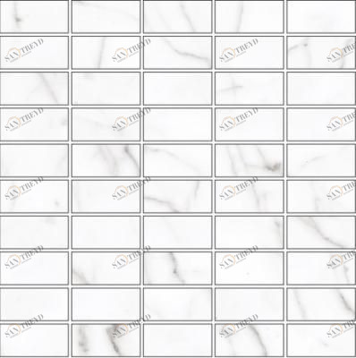 Мозаика Black & White K-60/NR(LR)/m07 White 30.7x30.7 Kerranova sun-id-328938