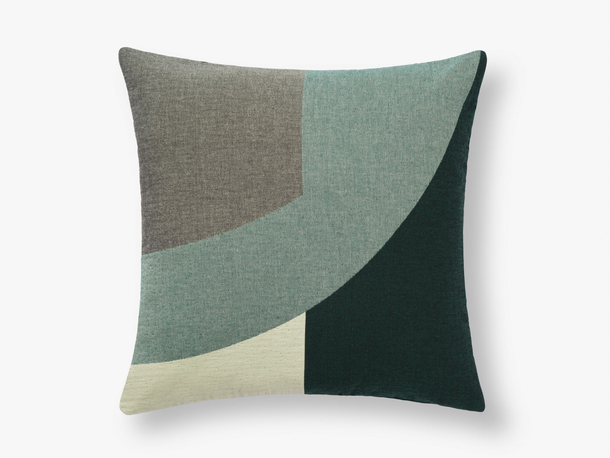 Квадратная подушка из хлопка с геометрическим рисунком Case Eclipse ARCH-00000917 - Вид №3