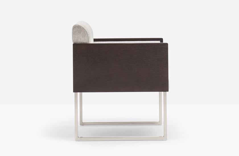 Pedrali Мягкое кресло-санки с подлокотниками Box 741 - Вид №6