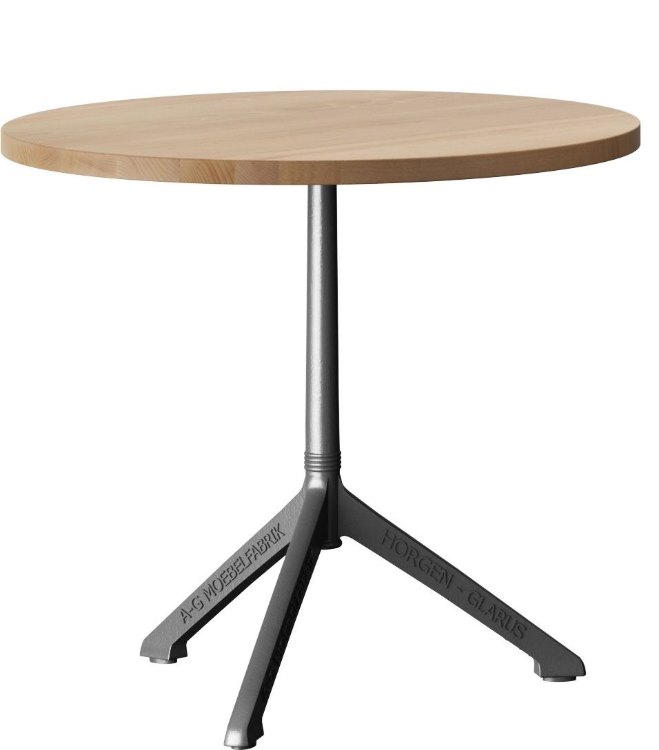 Круглый обеденный стол из массива дерева horgenglarus EPOC ARCH-00042574 - Вид №3