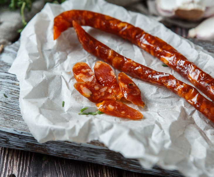 4737 Колбаса сырокопченая "Чоризо" Вкусляндия  - Вид №1