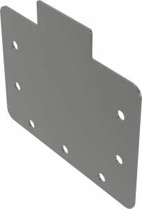 Торцевая заглушка для щелевого желоба AISI 304