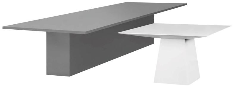 GANSK Квадратный обеденный стол из стекловолокна Quadra G3004 - Вид №2