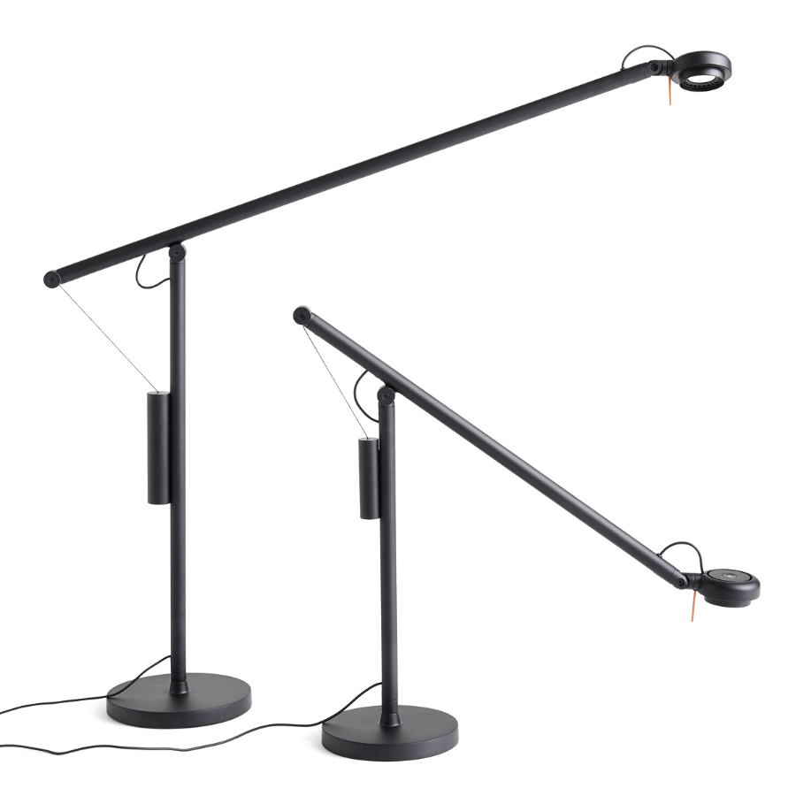 Лампа настольная Fifty-Fifty Mini, черная Hay 410217BLACK - Вид №3