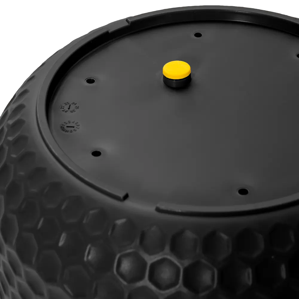 Кашпо для цветов Ola Dom Kerama 5 л антрацит Santreyd STLM-2053058 - Вид №2