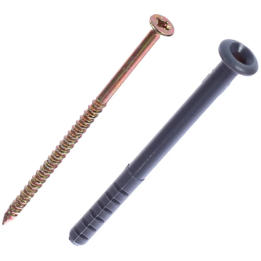 Дюбель-гвоздь грибовидный 6x80 мм, полипропилен, 10 шт Santreyd STLM-2014912