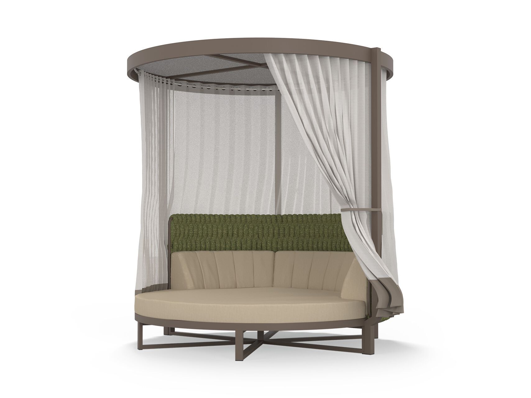 Круглая Садовая кровать из ткани с балдахином MAMAGREEN Munia ARCH-00135222 - Вид №2