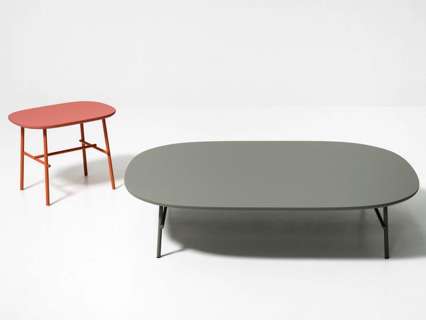 Tacchini Овальный лакированный журнальный столик Kelly sun-id-1481807 - Вид №1