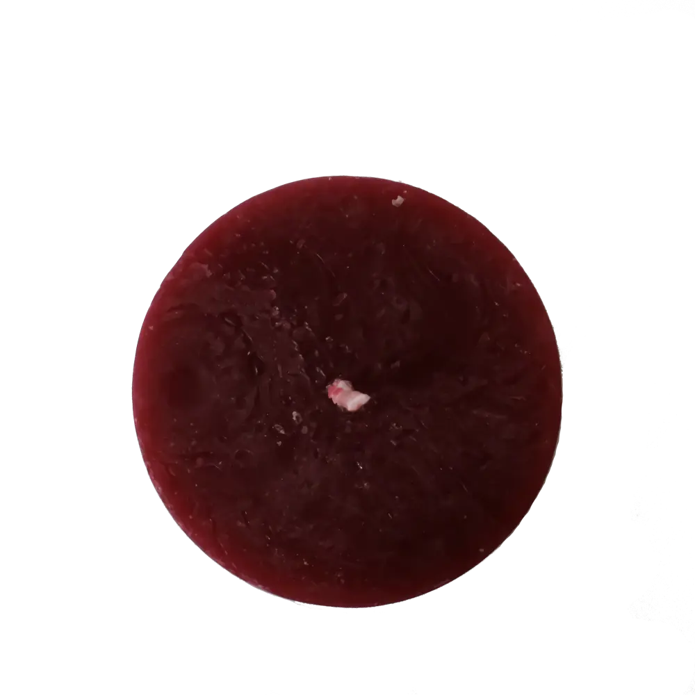 Свеча-столбик Рустик 60x160 мм цвет бордо 82927611 STLM-2085672 Santreyd  - Вид №1