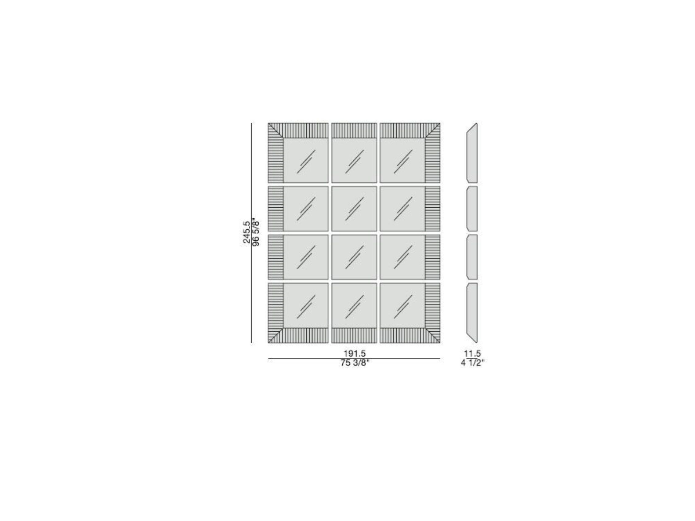 Зеркало с деревянной рамкой Porada Soul ARCH-00093149 - Вид №6