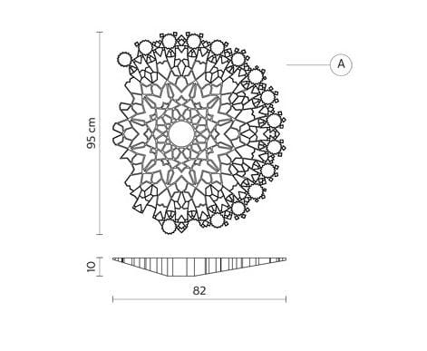 Технический мраморный светодиодный настенный светильник Karman Notredame ARCH-00134208 - Вид №9