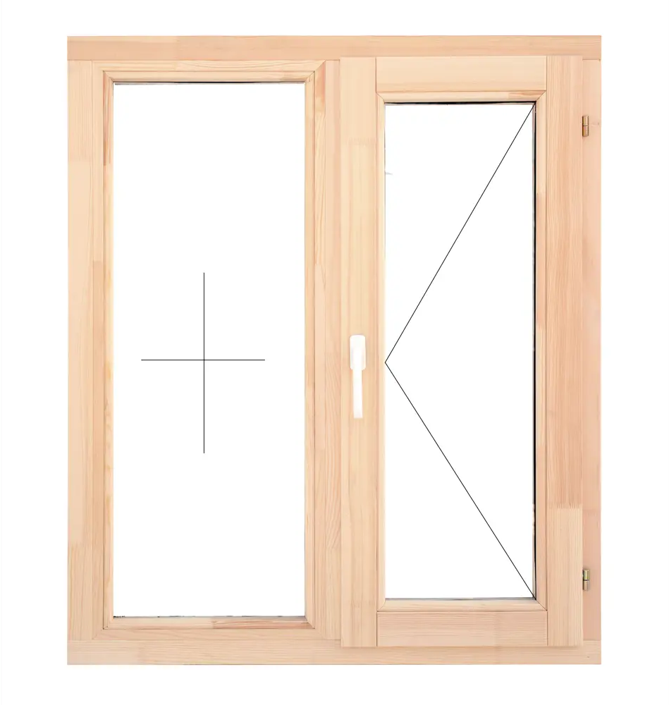 Santreyd Деревянное окно из сосны 1160×970 мм с однокамерным стеклопакетом 15048411