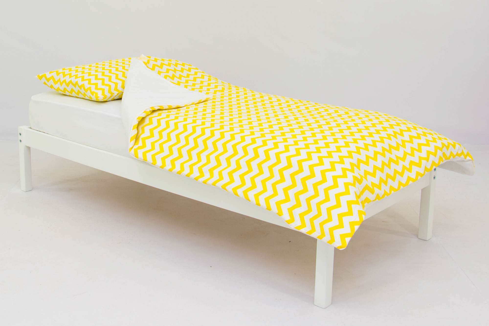 Детское постельное белье "Зигзаги" желтое БЕЛЬМАРКО  327400 Желтый Santreyd  - Вид №1