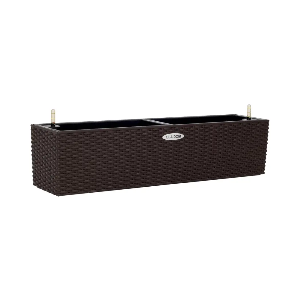 Кашпо для цветов Ola Dom Rattan 12 л коричневый Santreyd STLM-2046689