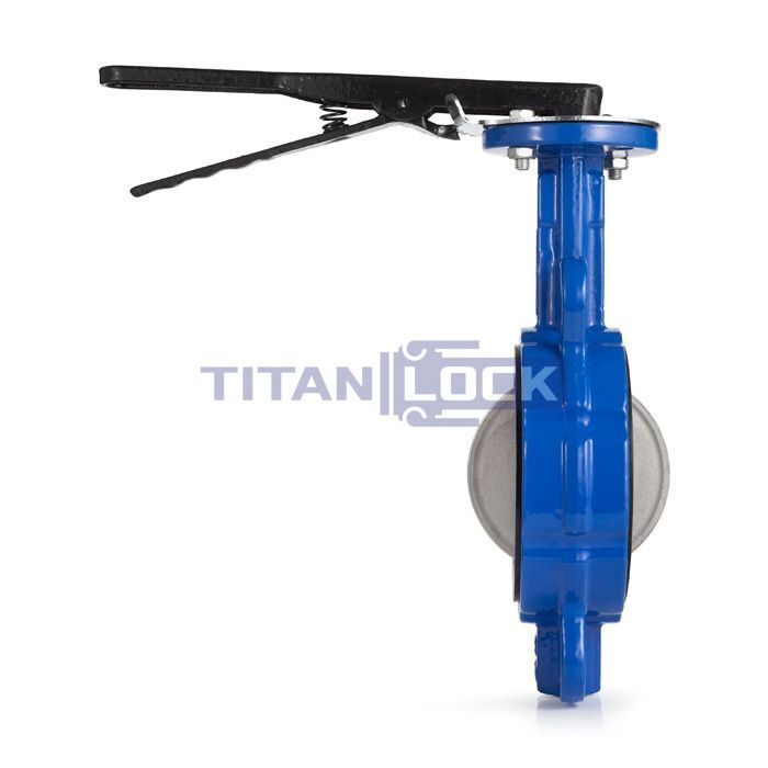 Затвор дисковый (бабочка) межфланцевый чугунный, диск нерж. 304, упл. EPDM, DN80 TL080FBVS-EP TITAN LOCK  - Вид №5