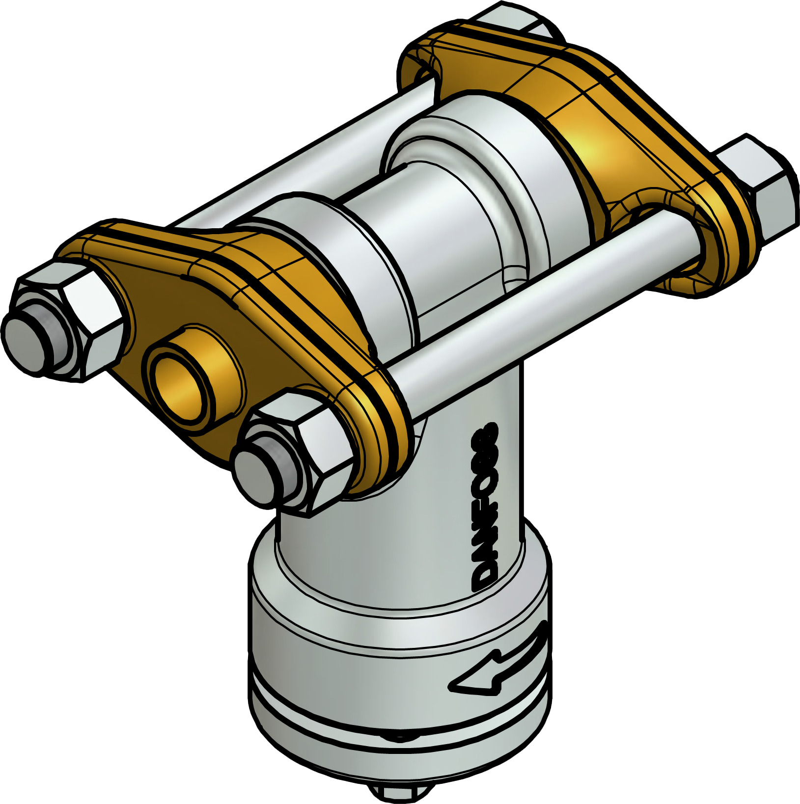Danfoss FA — сетчатый фильтр с фланцевым присоединением FA 15 Фильтр 006-0059  - Вид №14