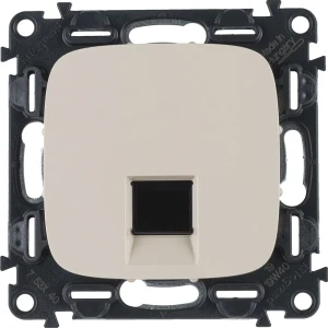 Розетка компьютерная Legrand VLN-A RJ45 CAT5E UTP цвет слоновая кость 82169363 STLM-2087046