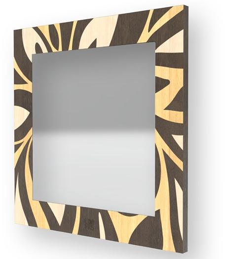LIGNIS® Квадратное настенное зеркало в раме Dolcevita abstract 12.008 - Вид №1