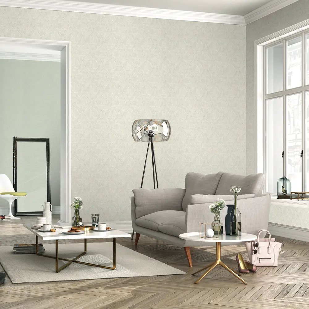 Обои флизелиновые Rasch Art Nouveau мятные 1.06 м RA 958416 STLM-2100792 - Вид №3