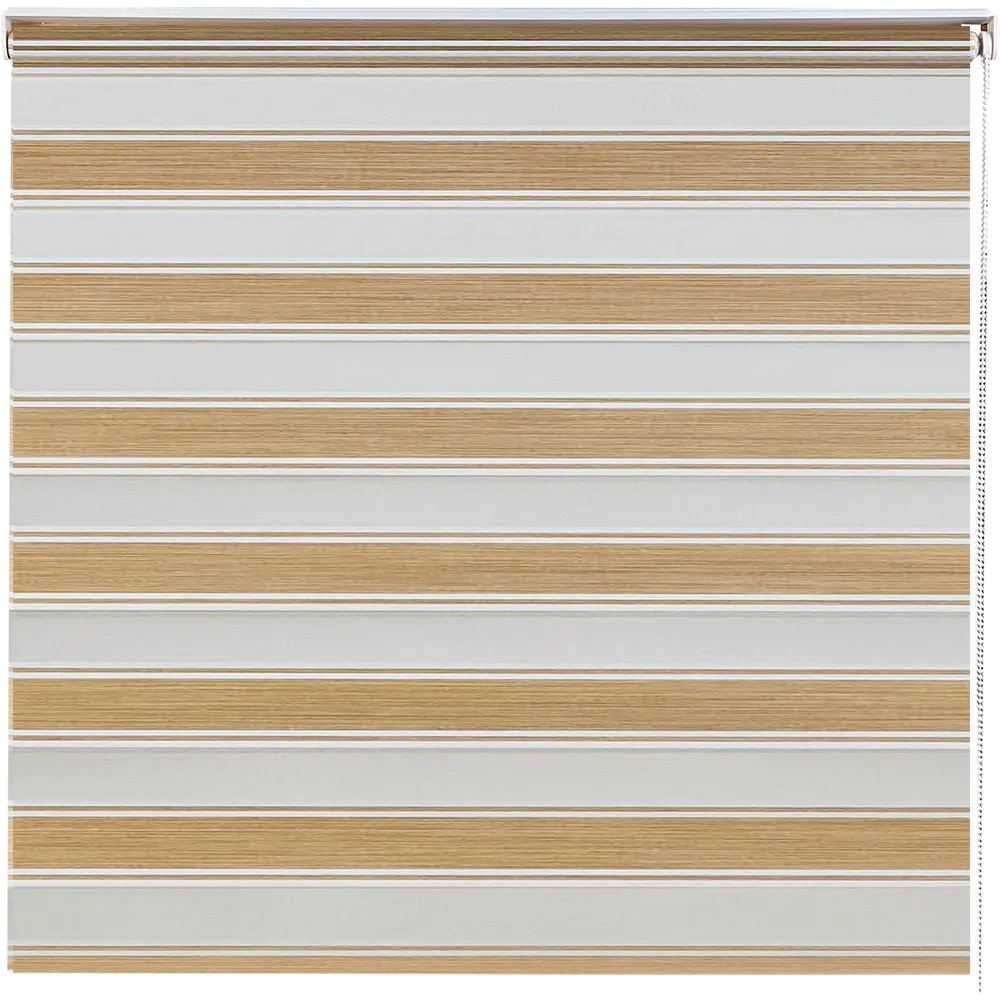 Штора рулонная день-ночь Дэли 180x175 см бежевая MIAMOZA STLM-2173434