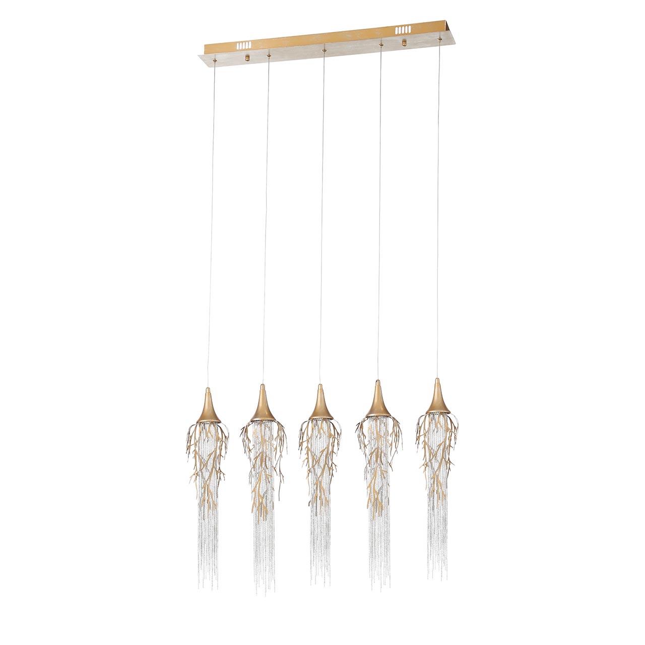 Подвесной светильник золотистый ST Luce Popul SL1116.203.05 ST LUCE ДИЗАЙНЕРСКИЕ, POPUL 00-3890076 Золото  - Вид №3