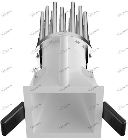 Linea Light Group Квадратный светодиодный точечный светильник из алюминия с порошковым покрытием sun-id-1479145
