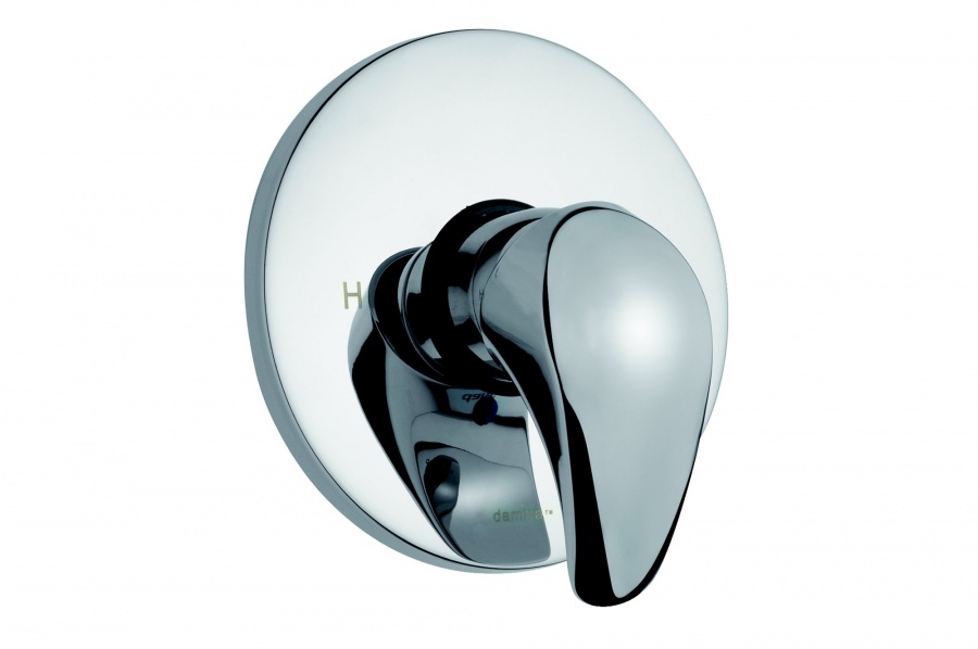 107500000 смеситель монтируемый в стену с г/к регулятором Damixa Space