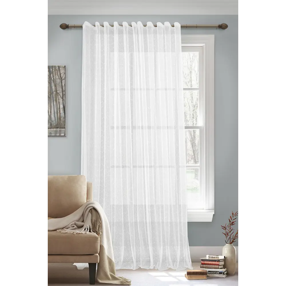 Тюль Santreyd EA2643 - воздушная сетка для элегантных штор 89390564 STLM-1495640 - Вид №1