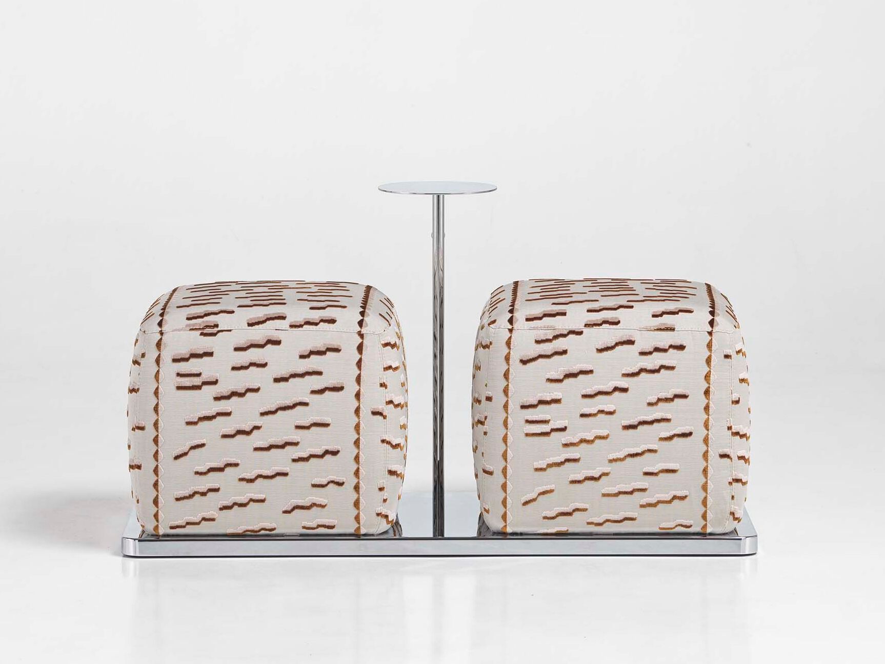 Кожаный квадратный пуф с журнальным столиком SITIA BONBON ARCH-00148690 - Вид №2