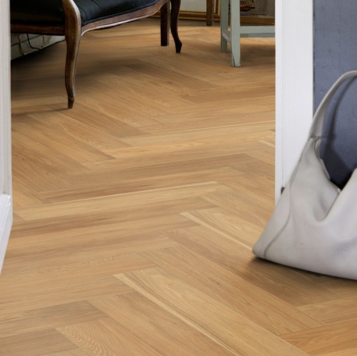 Паркет Ёлка Solidfloor New classic Винзор 1126204 Дуб Натур (Гладкая) 610х122 мм 1500200200 - Вид №17