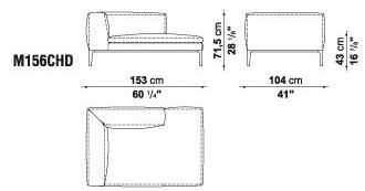 B&B Italia Секционный угловой диван в коже Michel sun-id-1423075 - Вид №19