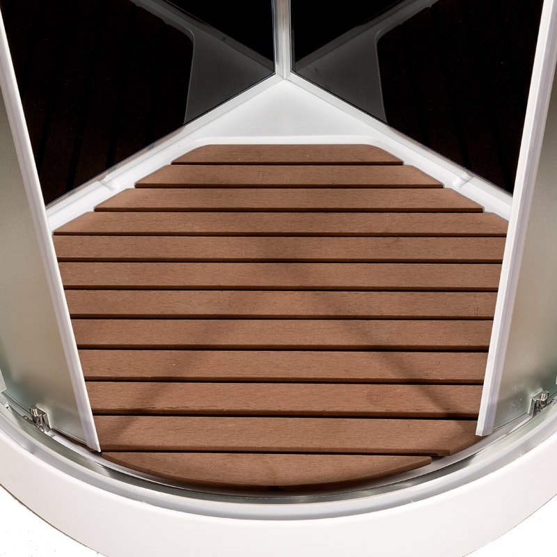 D90S LED Душевая кабина DETO Серия D B09S LED BLACK - Вид №1