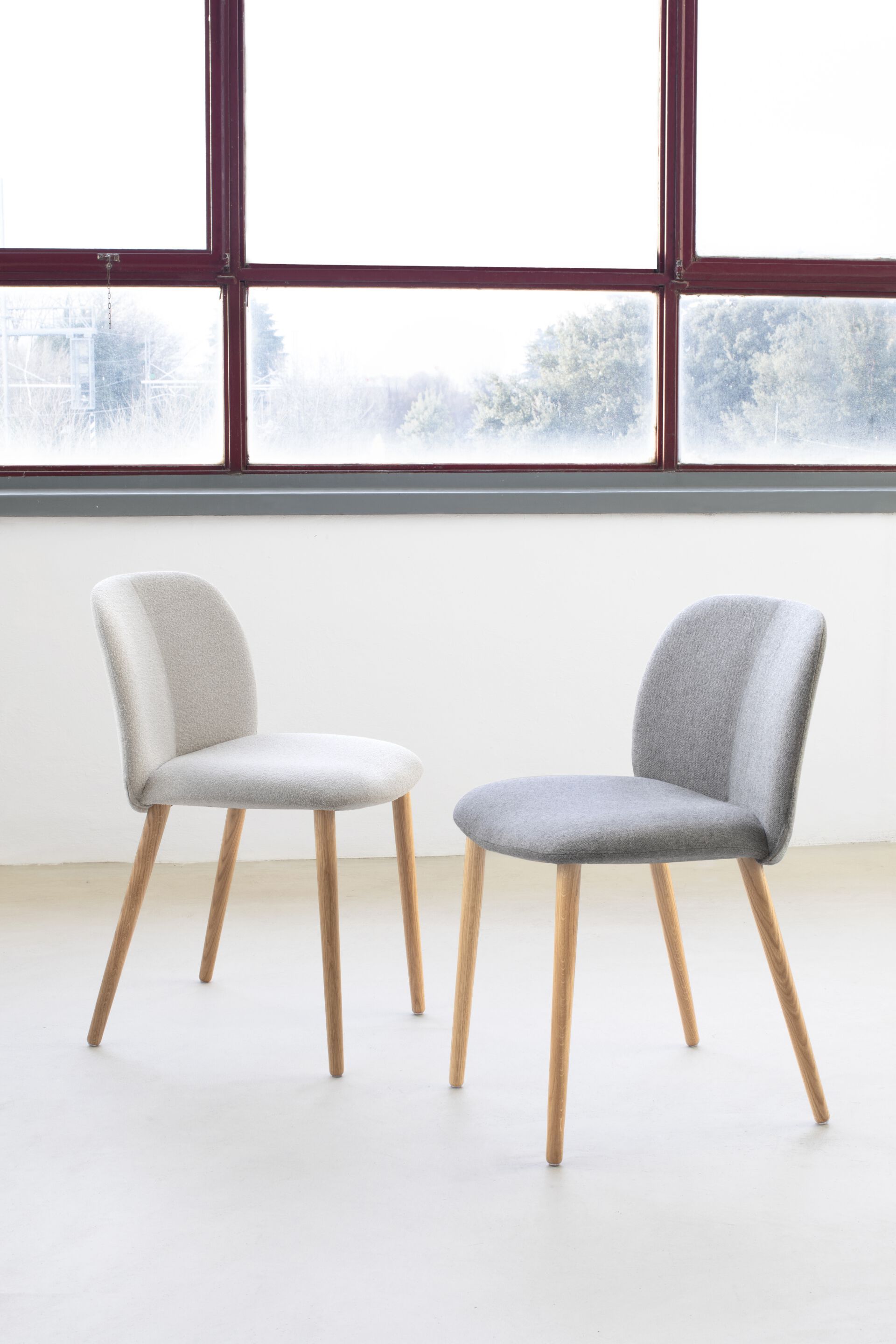 Тканевый мягкий стул с деревянными ножками S-CAB Mentha ARCH-00093747 - Вид №9