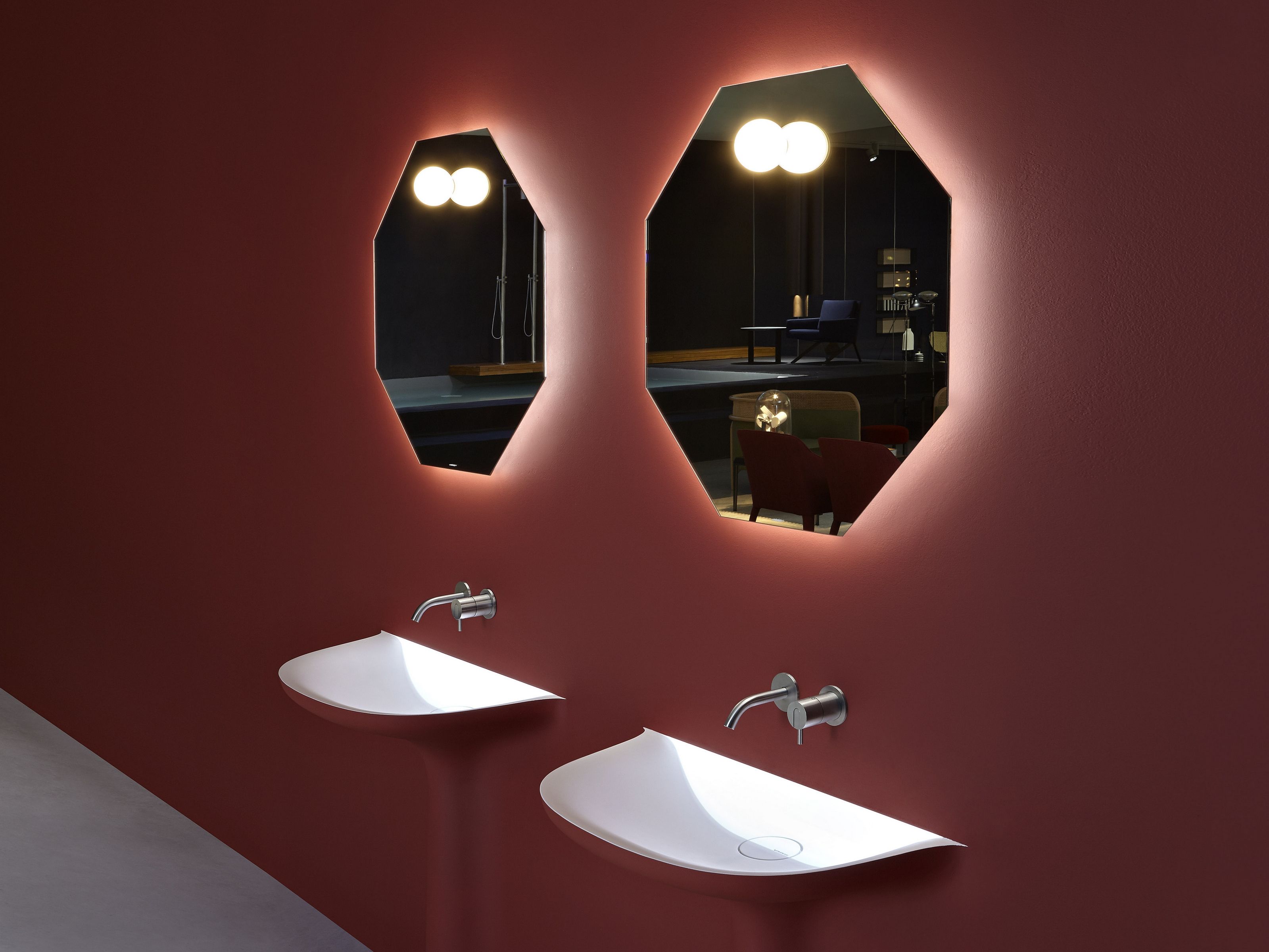 Настенное зеркало для ванной комнаты Antoniolupi MODULO ARCH-00094853