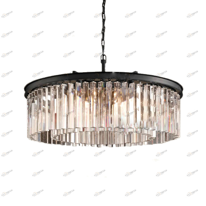 Подвесной светильник Odeon 10B black/clear от Delight Collection KR0387P-10B/clear DELIGHT COLLECTION ДИЗАЙНЕРСКИЕ 243629 Прозрачный;черный 