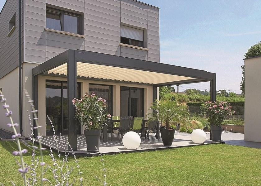 RENSON Моторизованная пергола с регулируемыми жалюзи sun-id-1466713 - Вид №6